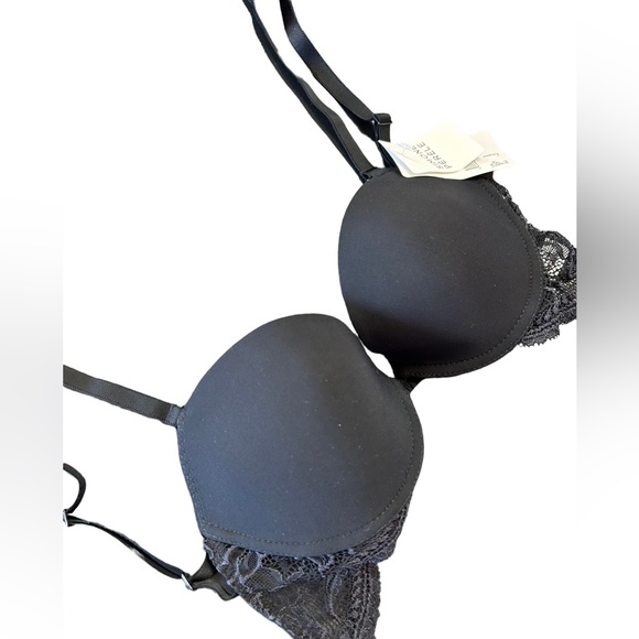 SIMONE Pérèle Eden Zen black padded Backless Push Up Bra size 32 B/C NWT - Picture 4 of 9